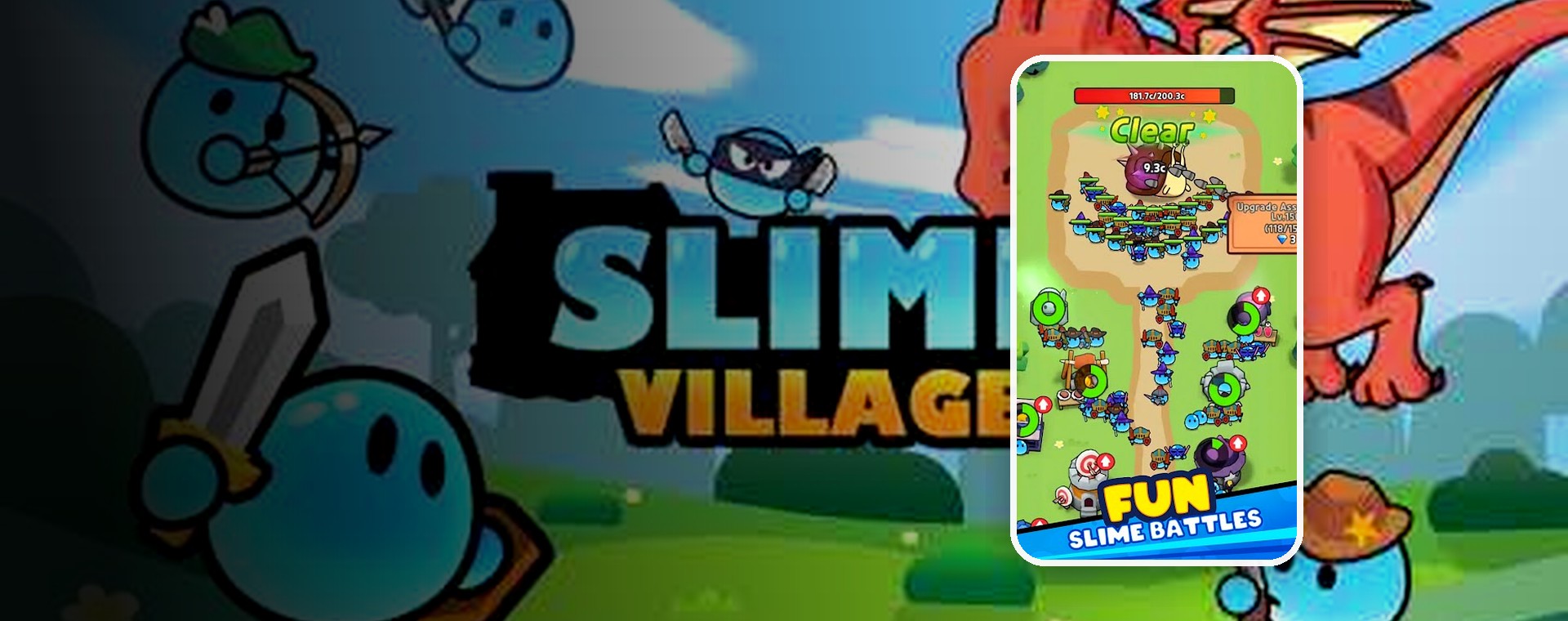 Slime Village gameplay art